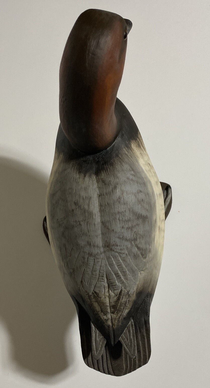 Pair Of 1981 Canvasback Duck Decoys by Robert D. Funke Havre DeGrace Maryland