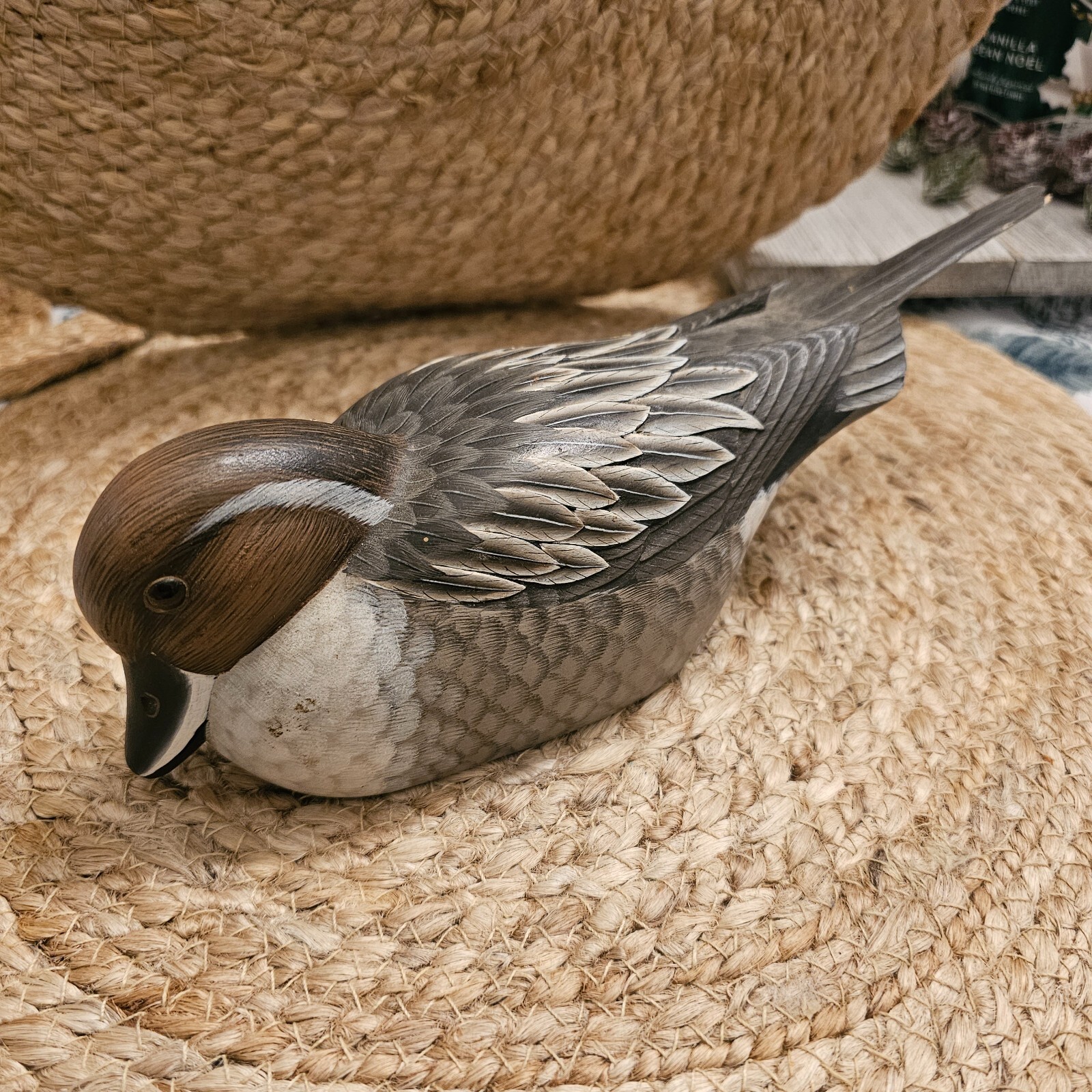 Vintage Autographed K. LEE Hand Painted Pintail Duck Decoy #211/500