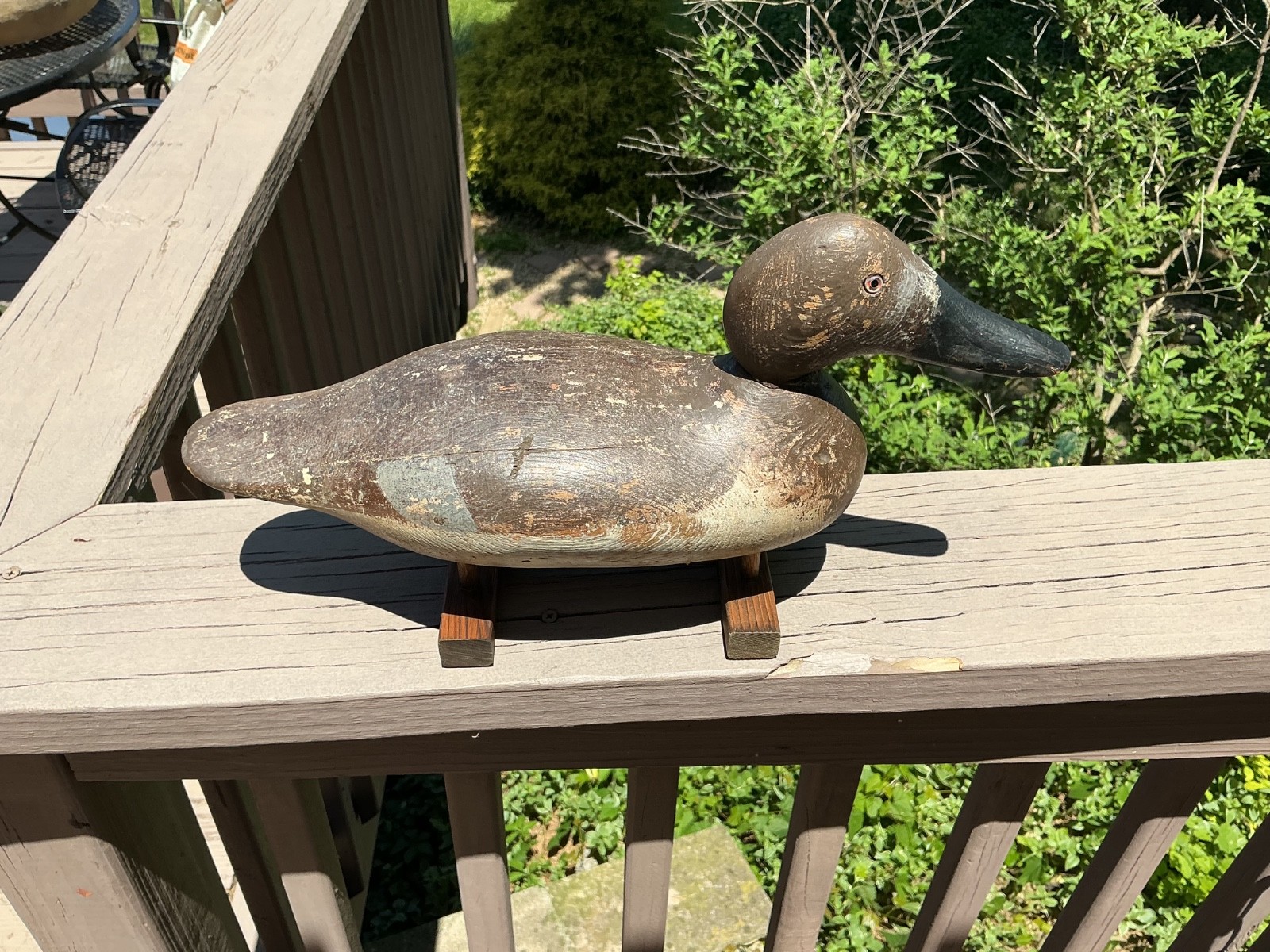 Mason canvasback hen decoy