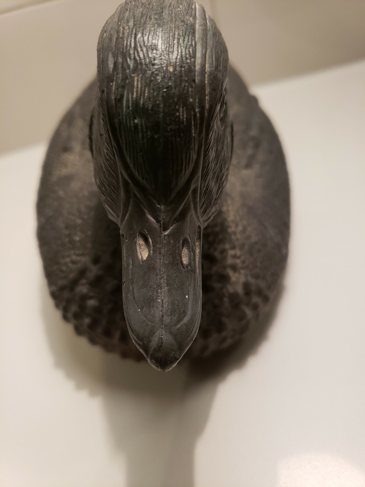 VTG Sport Plast Decoy Wood Duck Drake Made in Italy Plastic 12″