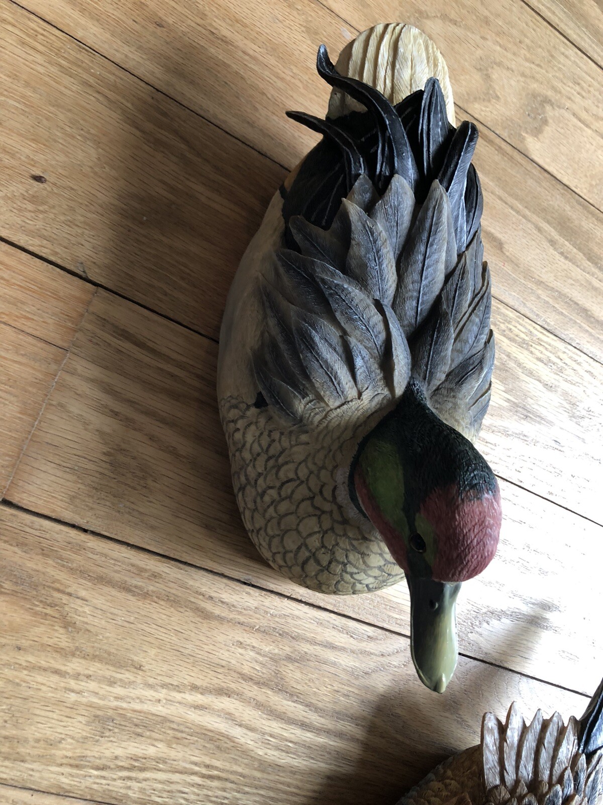 Vintage duck decoy Lot Of 2 Ducks original paint Excellent Condition Rare See Pi