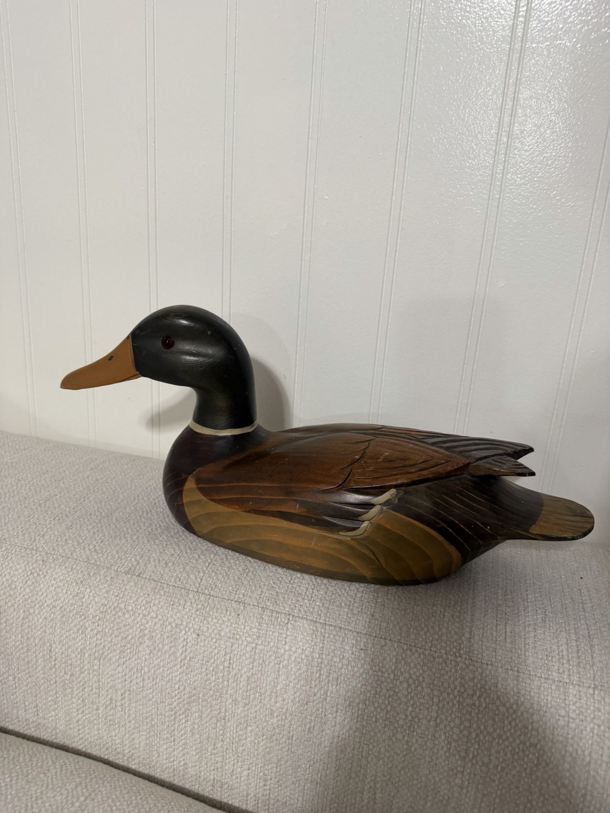 vintage wood duck decoy