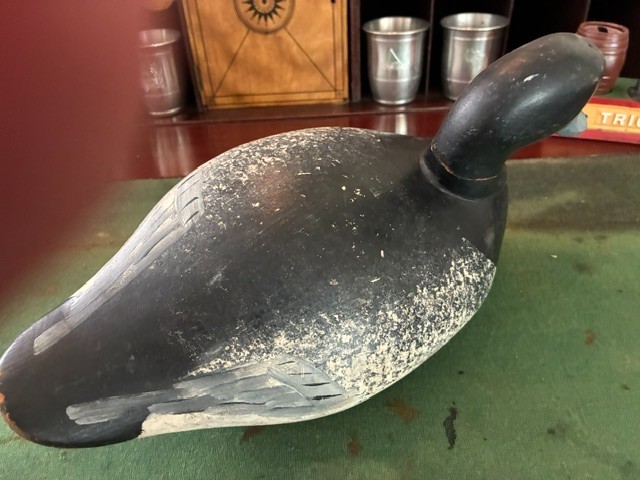 Vintage Bluebill Drake Decoy attributed to Charlie Bryan Middle River, Maryland