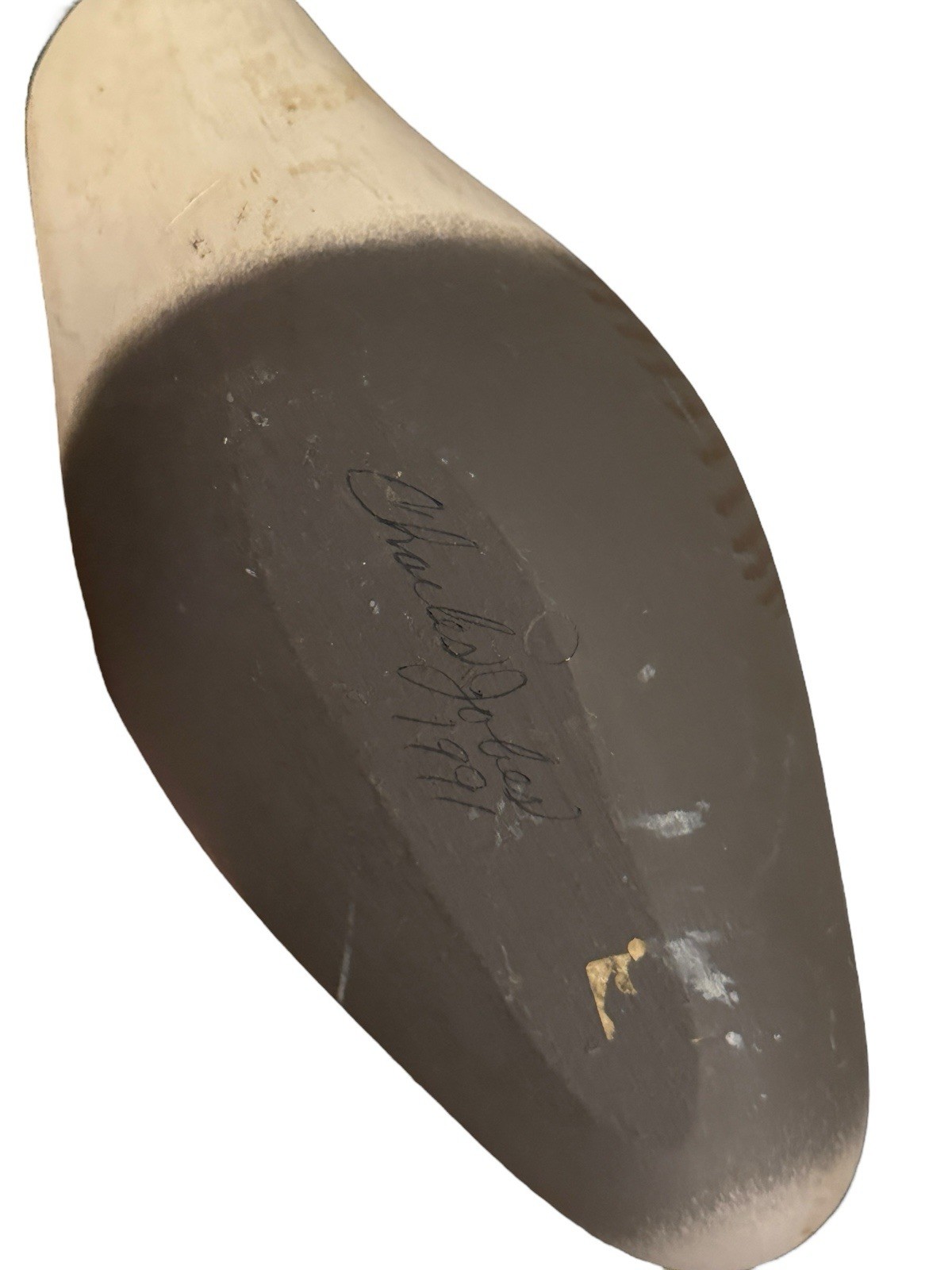 Charles Jobes Canada Goose Decoy Havre de Grace MD Original Upper Bay 1/3 Sz