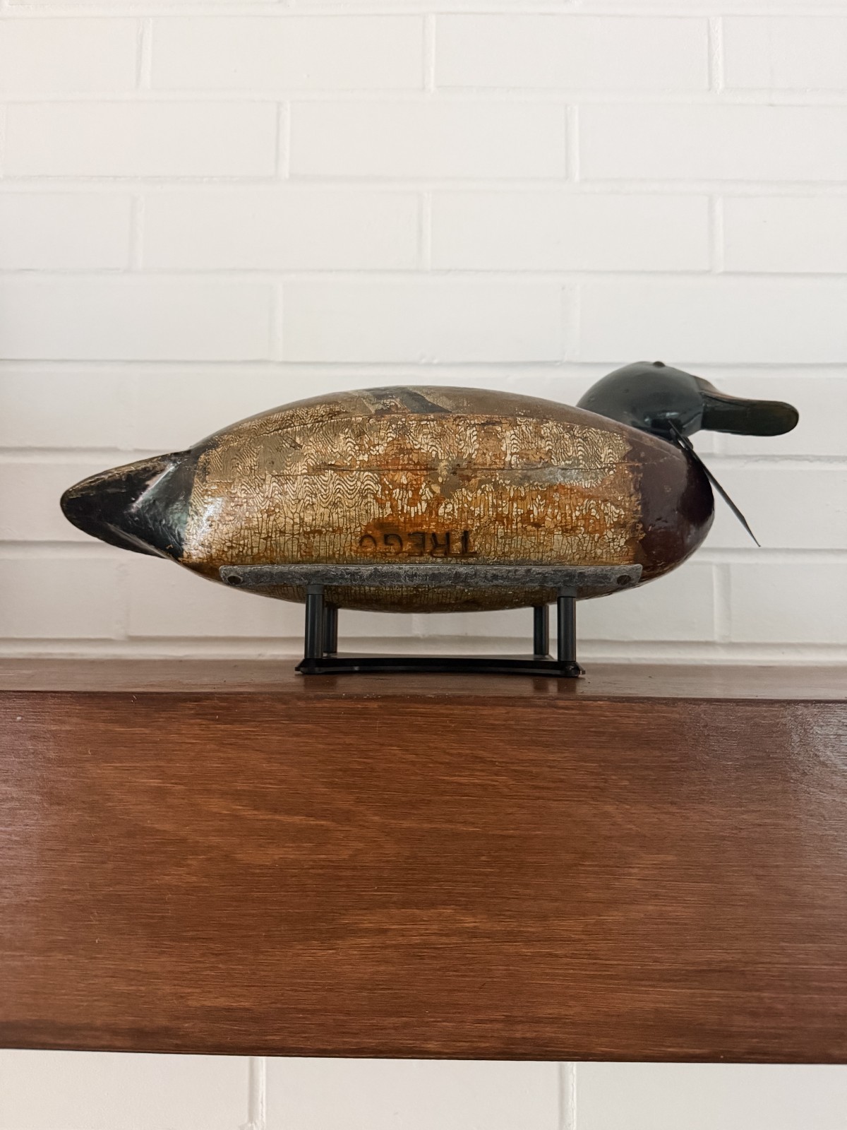 Robert Elliston Antique Mallard Duck Decoy