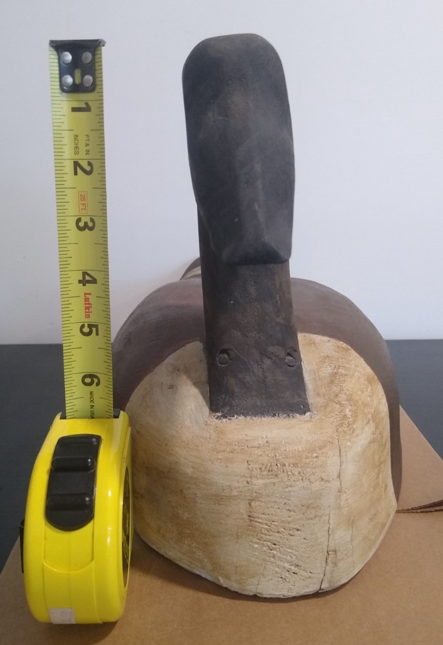 Carved Wooden Canada Goose Decoy
