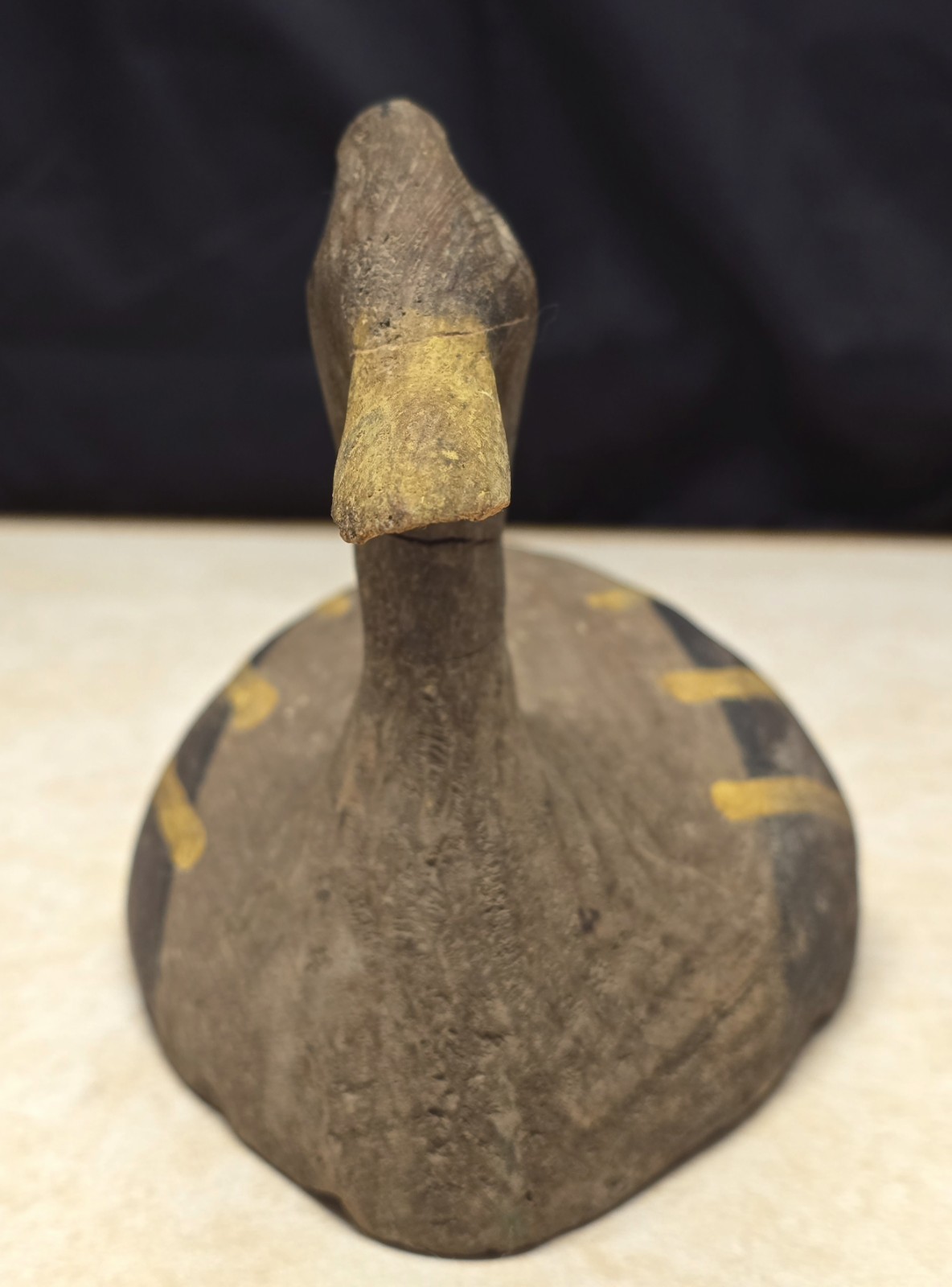 Antique German Folk Art Duck Decoy Hand Made 5 3/4″ x 11 1/2″ x 5″