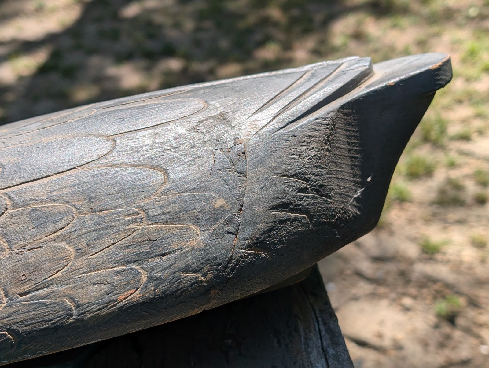 VINTAGE CARVED WOODEN HUNTING DUCK DECOY FOR SALE 182 Frank Cummings Harsons Isl