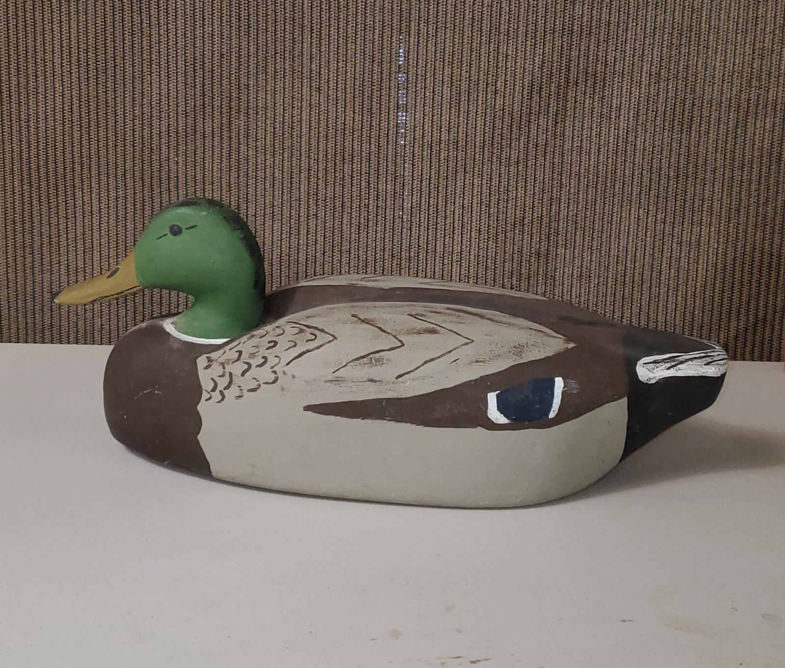 Ducks Unlimited VINTAGE Working Decoy Approx. 18″ L x 8″ T x 8″ W (SHF)