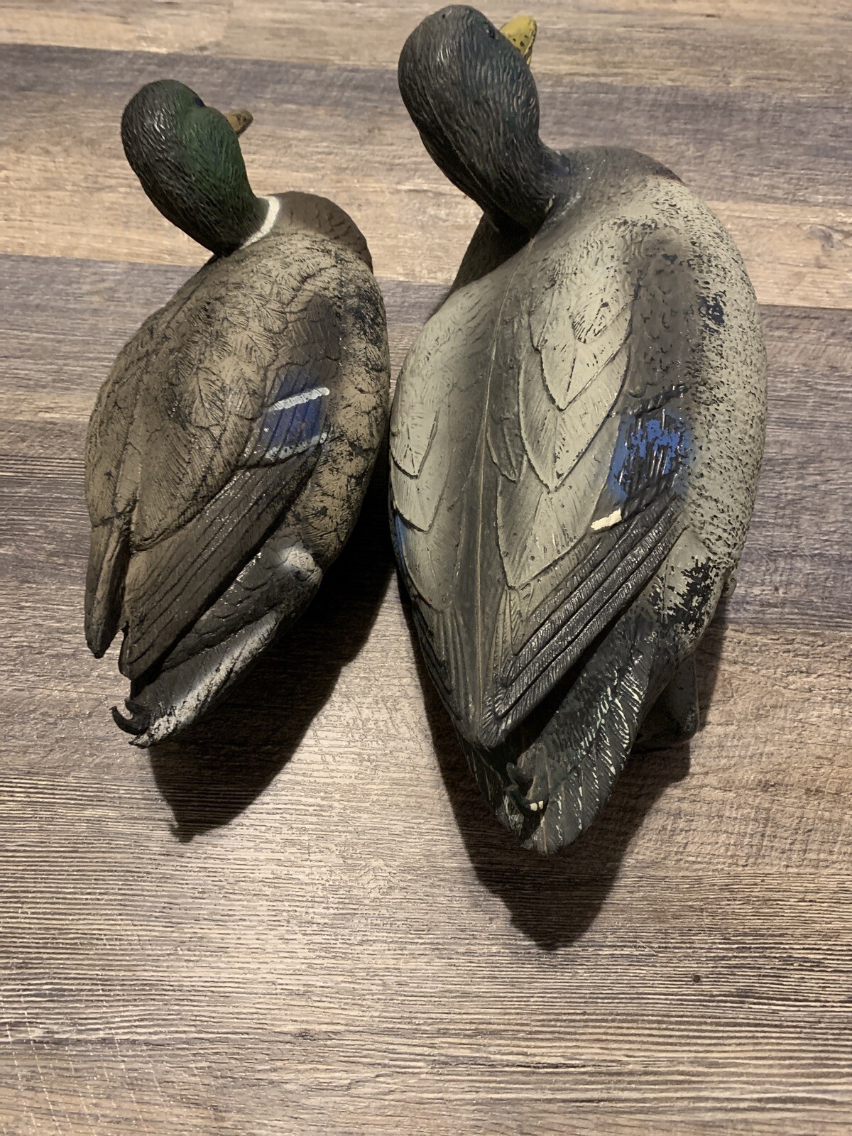 VTG Carrylite Sports Plastic Decoy Ducks Drake + Hen Made in Italy Free SH
