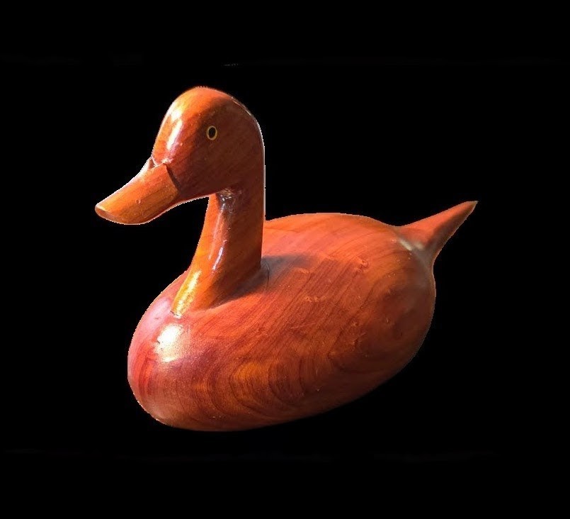 Signed Capt. Jesse Urie Pintail Decoy 6” – Rock Hall Maryland Carver – 1901-1978