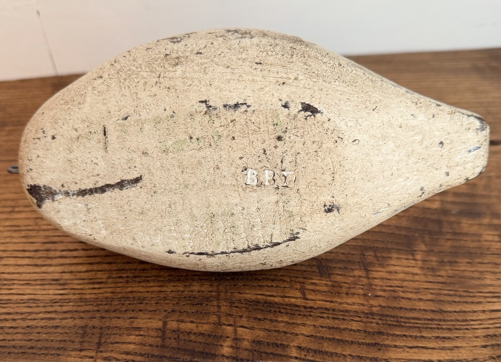Vtg Back Bay Decoy B.B.D. Small Canvasback-Glass Eyes & Original Paint-Signed