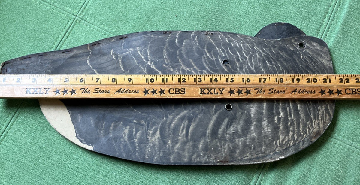 Antique 1940 Johnsons Fiberboard Folding Goose Decoy Interior Design Vintage