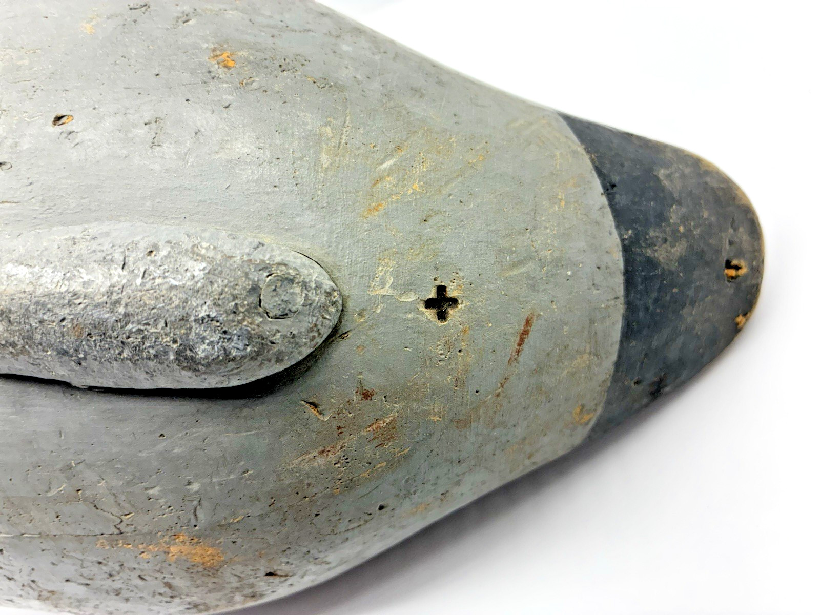Paul Gibson (1902-1984) Gunning Redhead Decoy Stamped “x” Vintage Upper Bay, MD