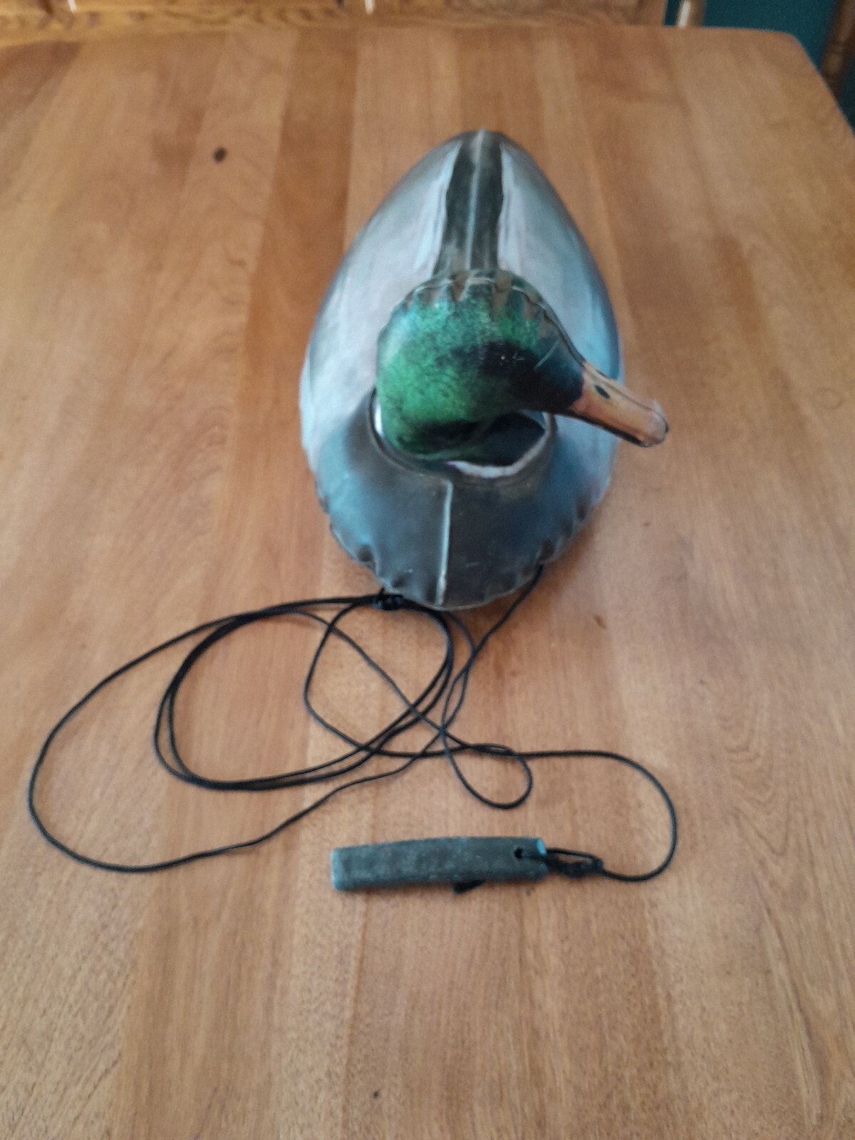 Vintage Featherlites Inflatable Duck Decoy, By Cherokee Sports, Holds Air Good!