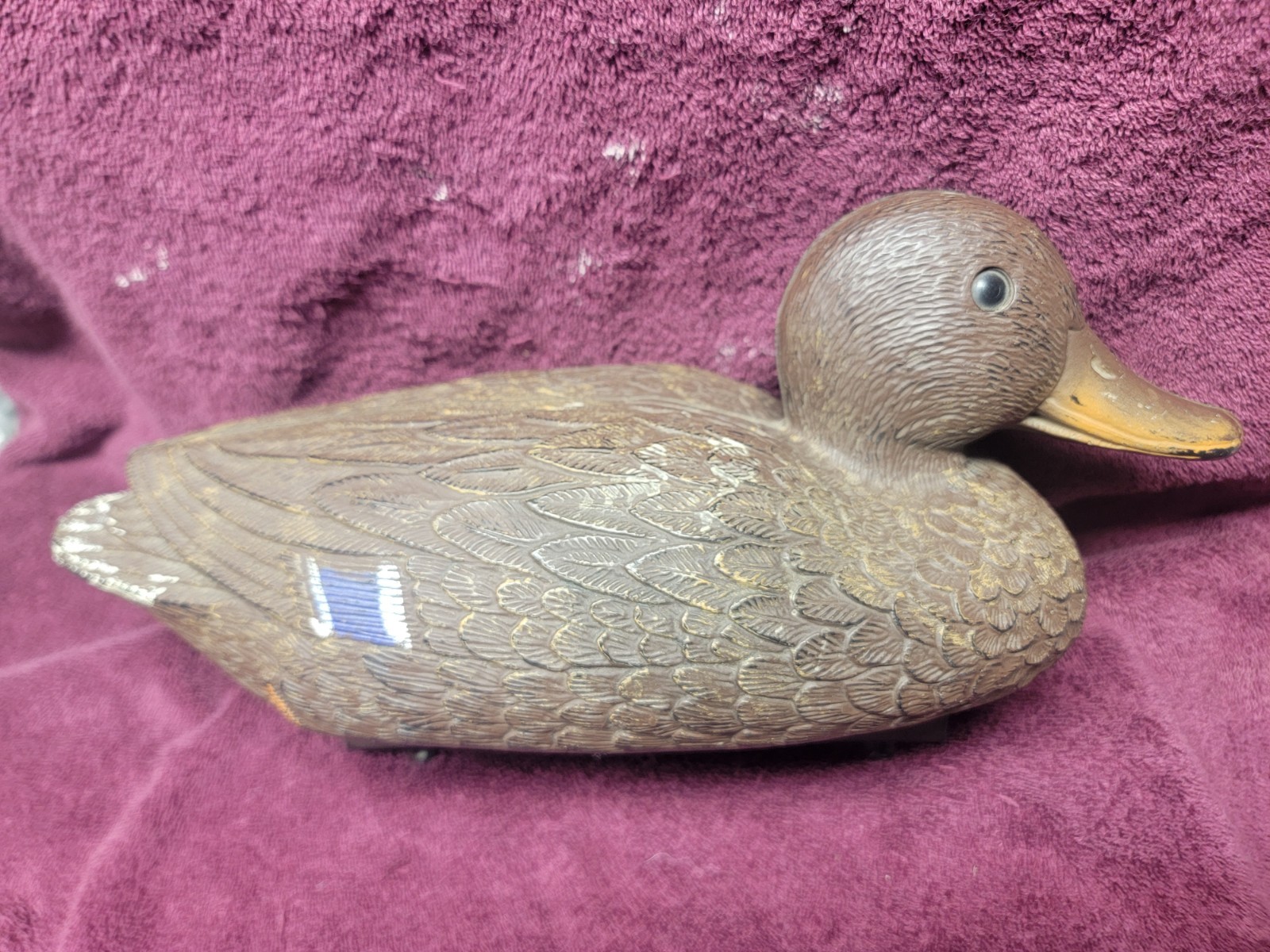 Vintage Flambeau Mallard Duck Decoy Pair Drake & Hen. Drake- 1996, Hen -1988