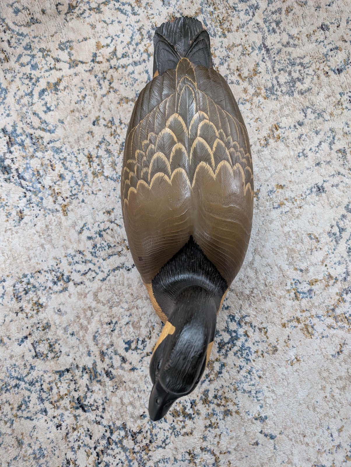 Goose Decoy Working Floating 21” L Hunter Gift Cabin Decor Wildlife