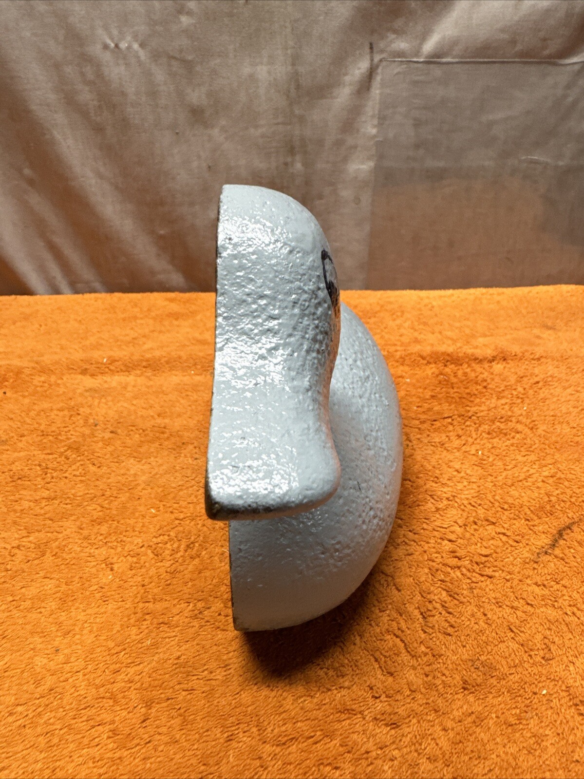 X•Vintage Rare Cast Iron Duck Decoy Doorstop