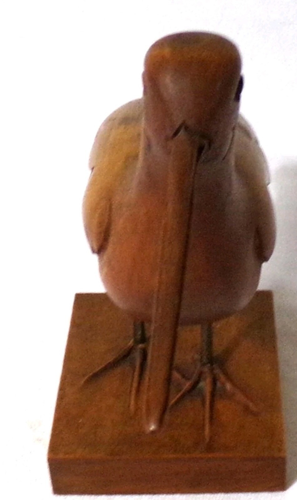 Carved Wooden Bird Folk Art Jacksnipe hunting Style decoy Forslund 1960
