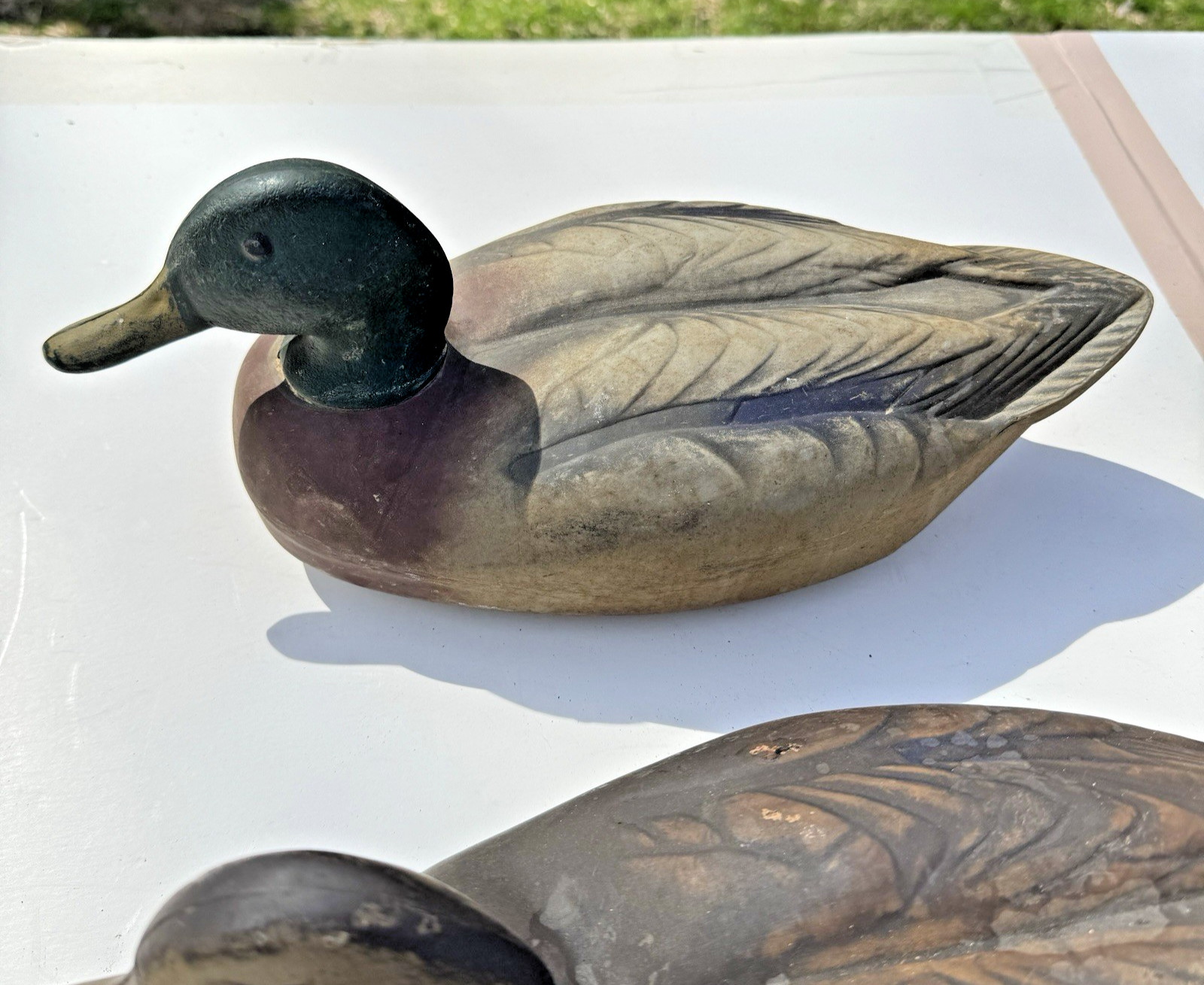 Lot of 6 Vintage Herters Inc Duck Decoys 1960 Durlon & Tenite Waseca Minn USA