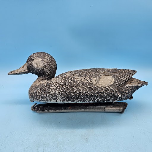 Vintage Carry-Lite Blackduck Duck Decoy Made in Italy Waterfowl Hunting Decor
