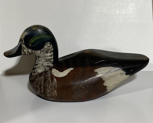 Chris Boone Wigeon Duck Decoy – Hand Signed & Painted 2009 Ducks Unlimited Delta