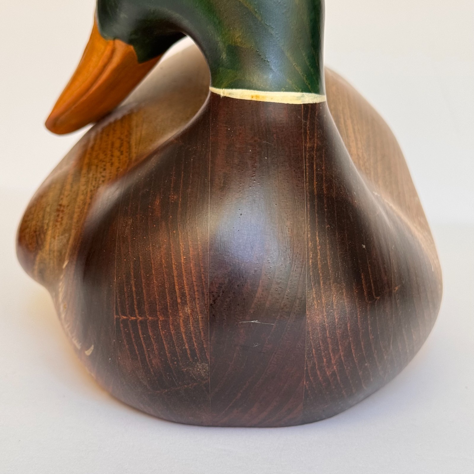 Vintage K.W. White Ducks Unlimited DU Mallard Duck Decoy Signed & Numbered