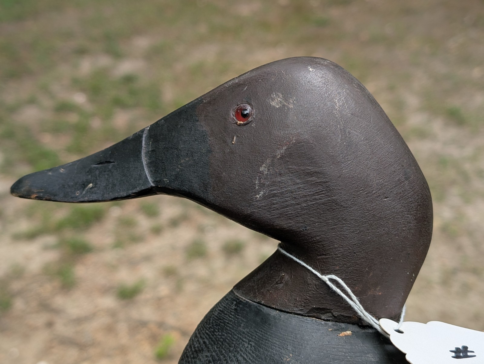 VINTAGE CARVED WOODEN HUNTING DUCK DECOY FOR SALE 188 Inselheim Club Northern Mi