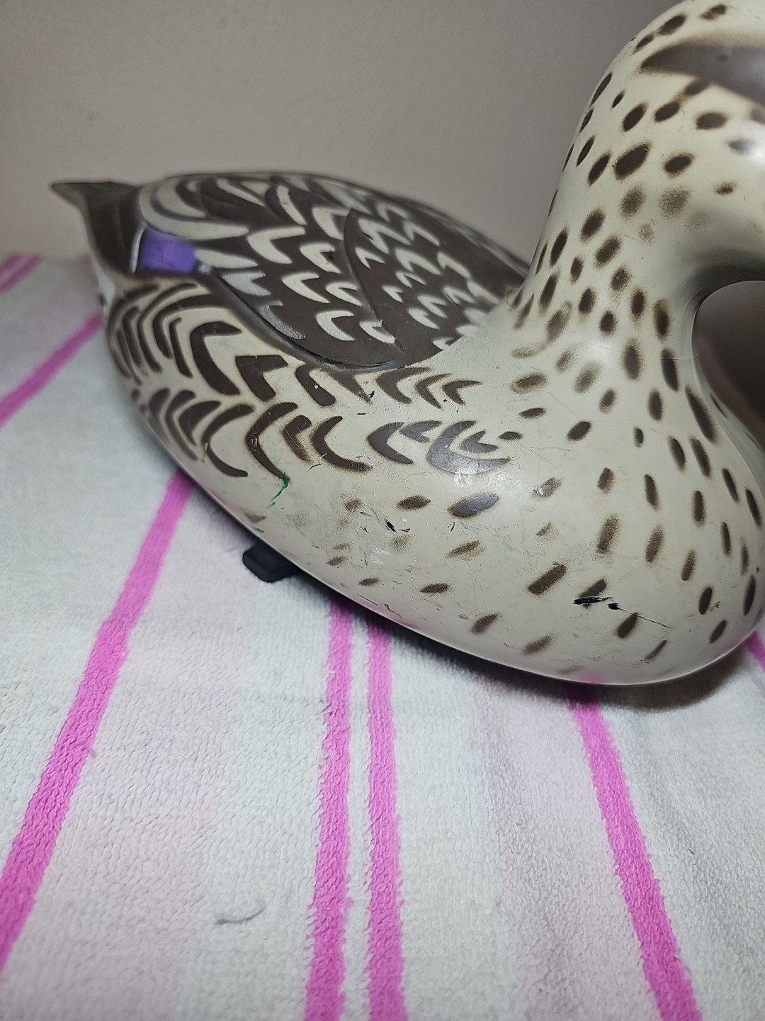 Vintage D-9 Victor Pintail Duck Decoy Hen 1967 By Woodstream USA