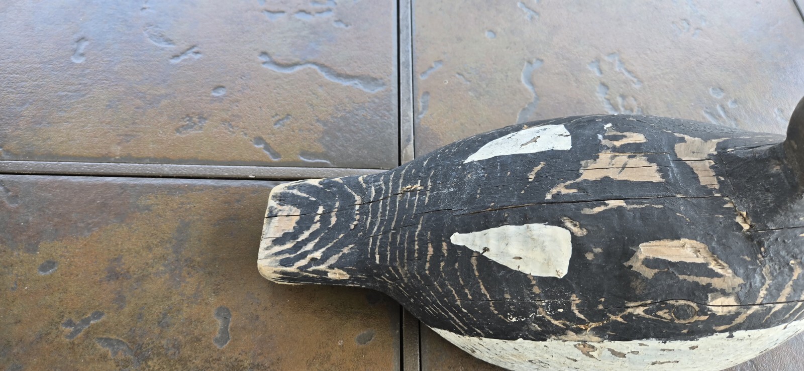 Vintage Duck Decoy Goldeneye 1000 Islands Ont Solid Wood
