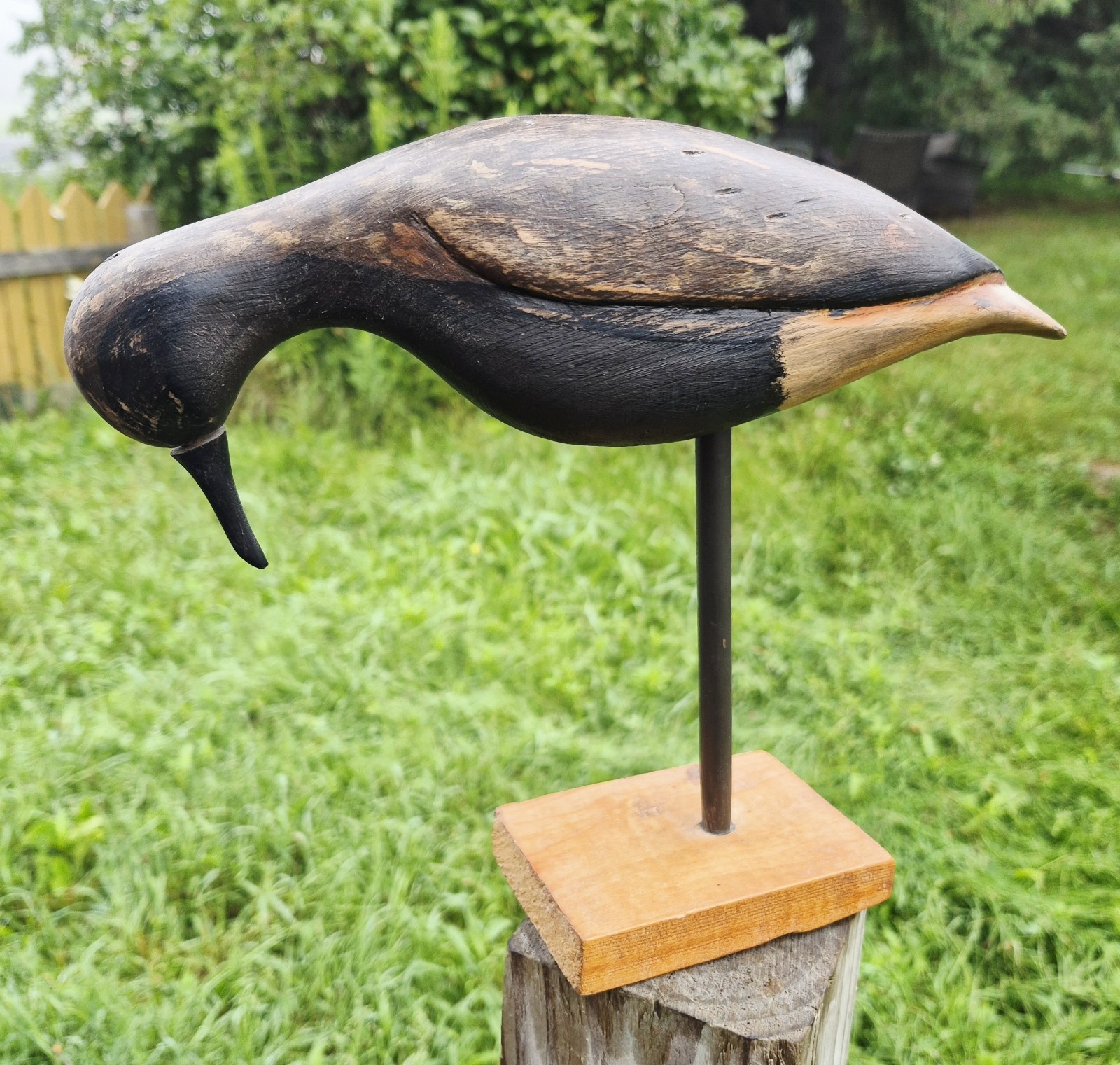Decoy Folk Art Shorebird By Dilbert ” Cigar ” Daisy Early Pre Brand Plover