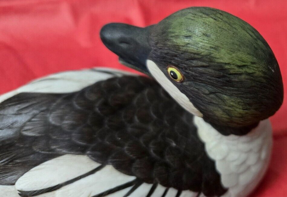 Goebel 1982 Goldeneye Ltd Edition #0125 Duck Decoy Signed Gunther Granget 6.5×3″