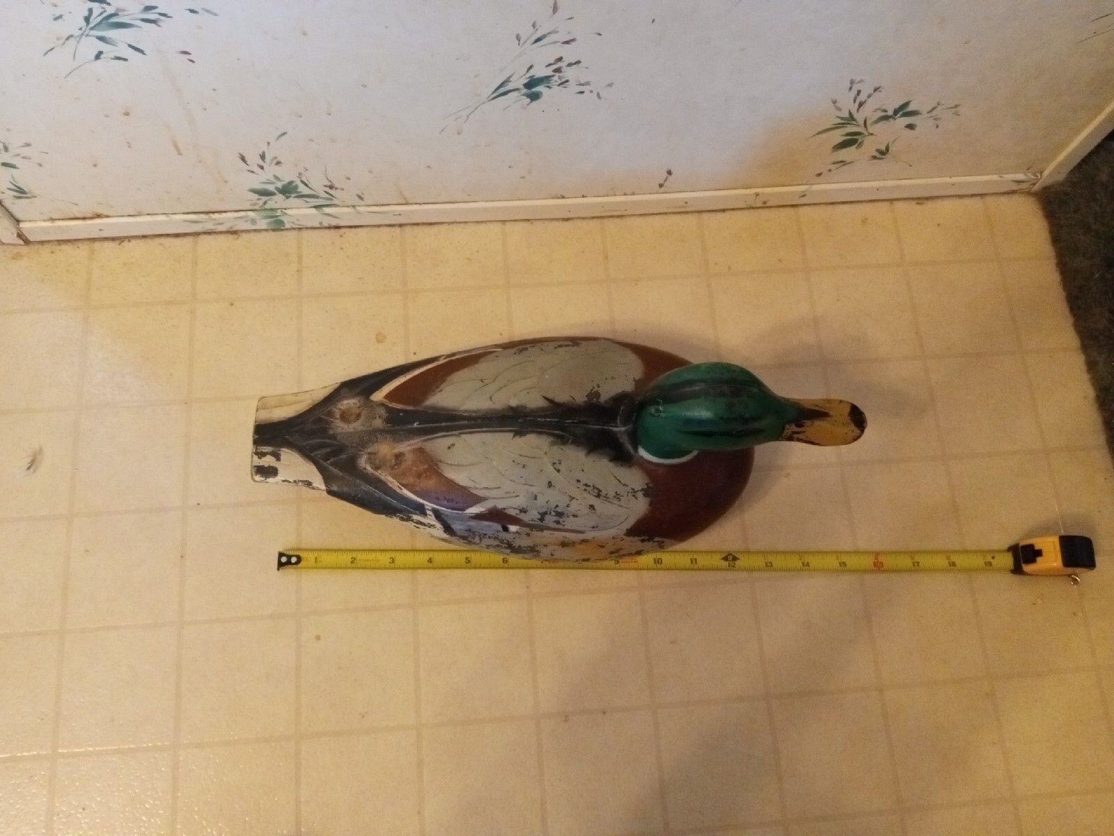 Vintage Victor Duck Decoy D-9 Plastic Woodstream Co. Rare Very Decent Condition