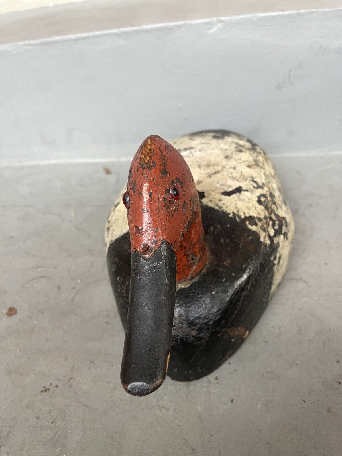Wonderful Vintage Vintique Working Duck Decoy Canvasback