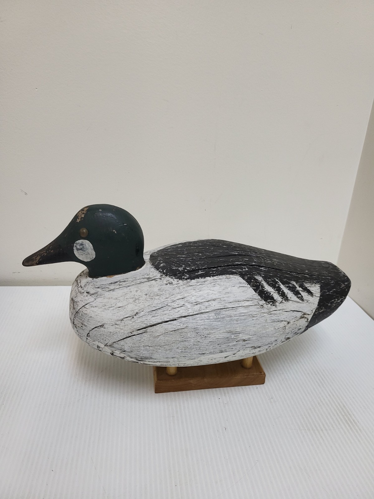 Vintage Goldeneye Decoy Maine? Heavy
