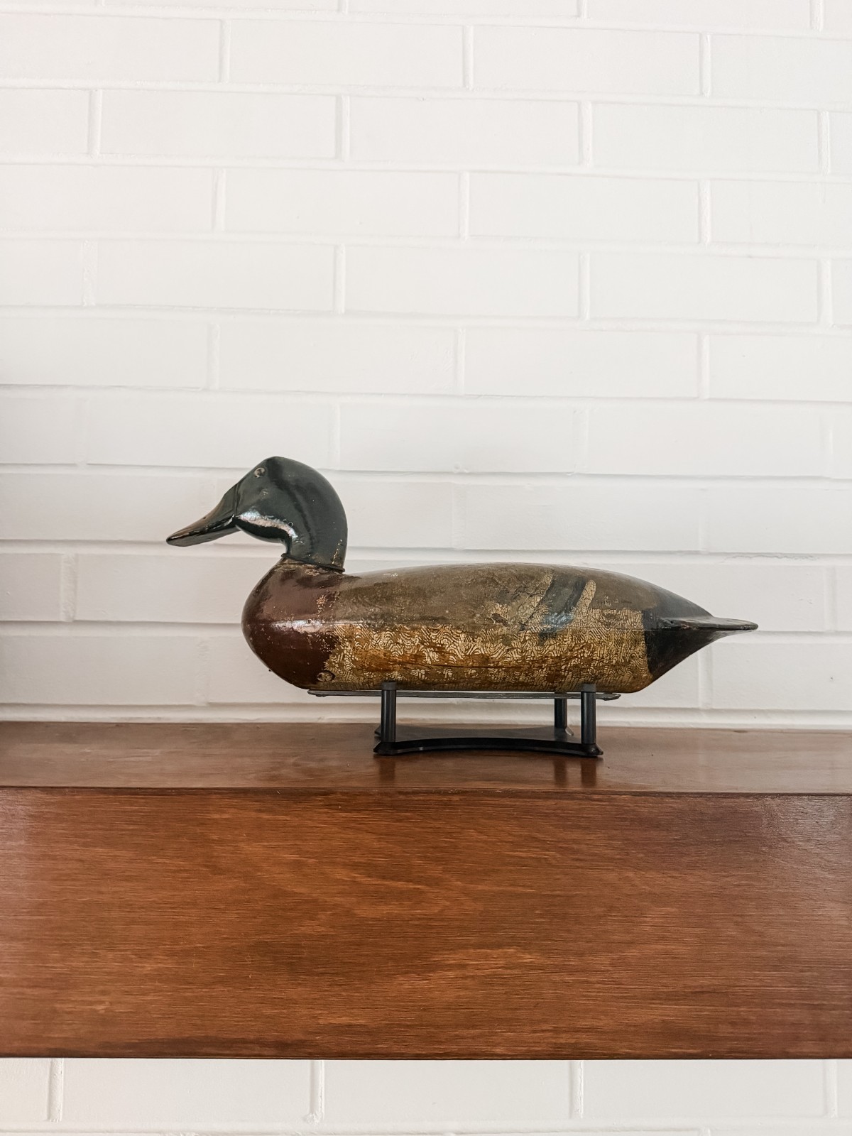 Robert Elliston Antique Mallard Duck Decoy