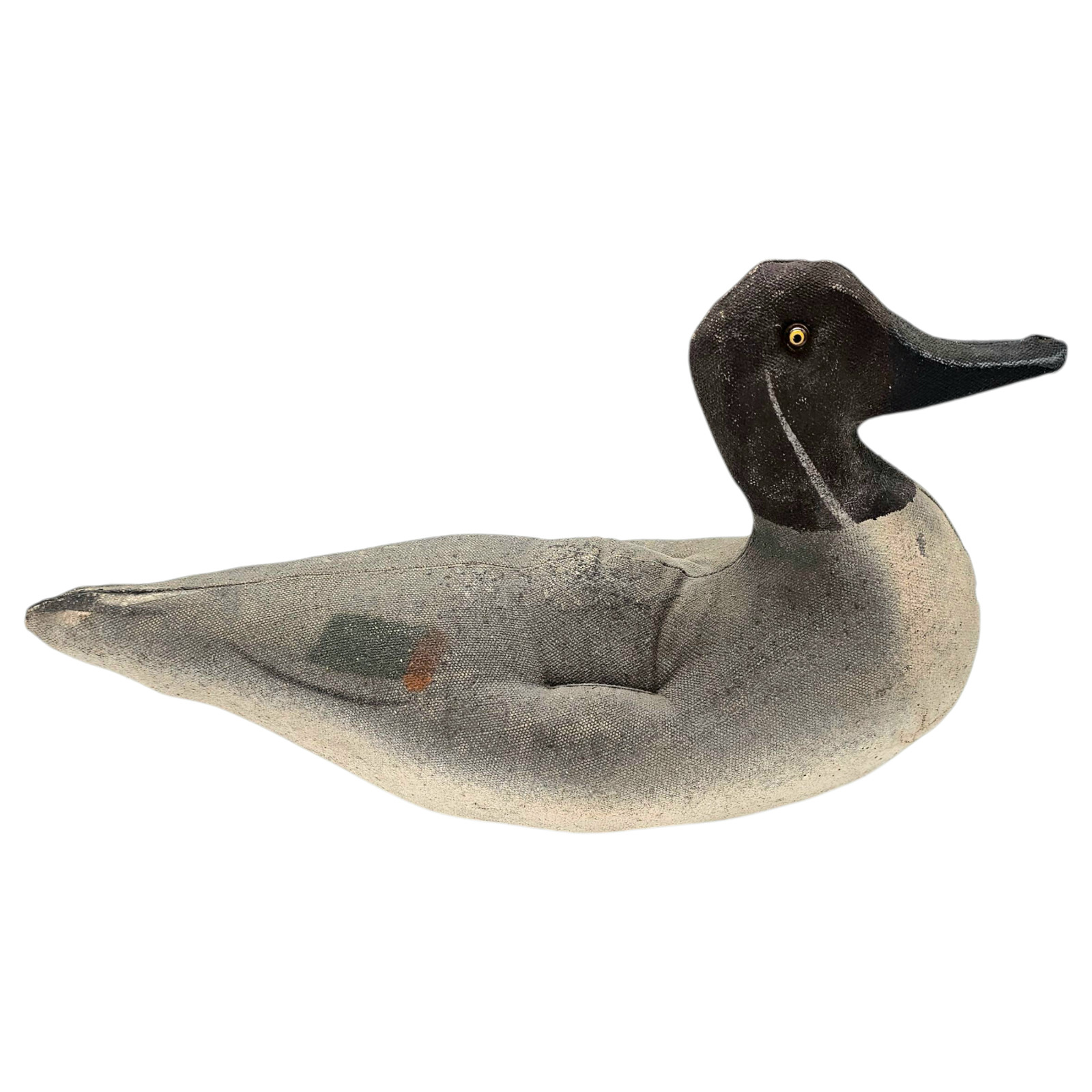 VTG Macal Dukoy Canvas Pintail Drake Decoy Original Paint 1940s 14.5″
