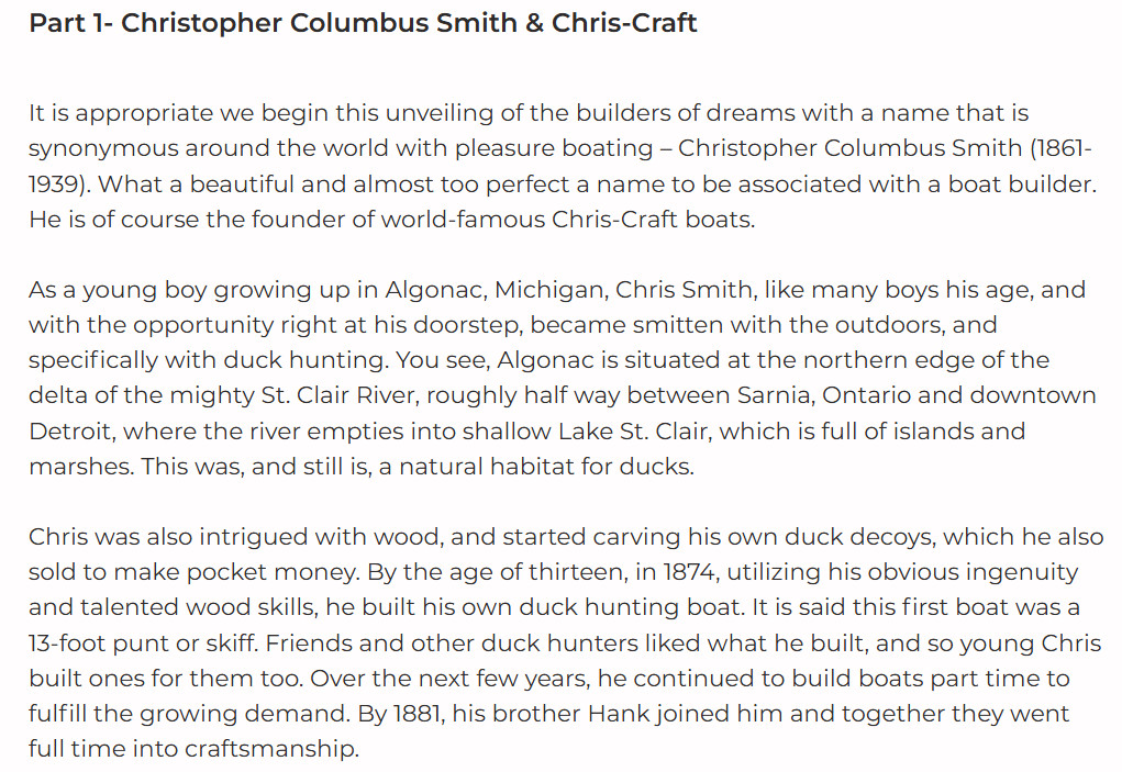 antique duck decoy, Christopher Columbus Smith, Chris craft, antique decoy
