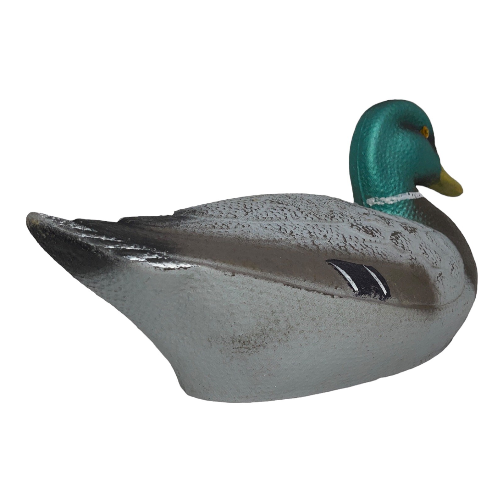 Vintage General Fibre Co St Louis MO Ariduck Male Mallard Duck Decoy BIRD FLAW