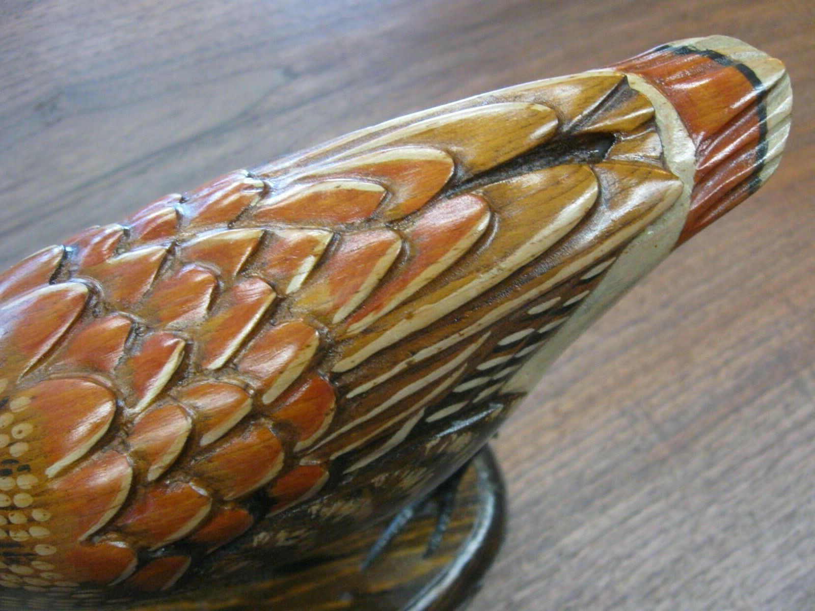 Rare Standing Tom Taber Woodcock Decoy / Wood Carved Timberdoodle / Excellent!