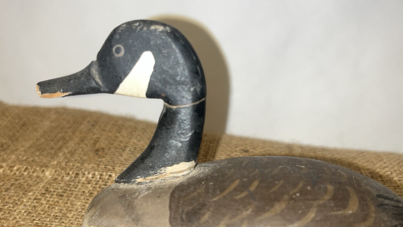 canada goose miniature decoy captain jess urie rock hall maryland