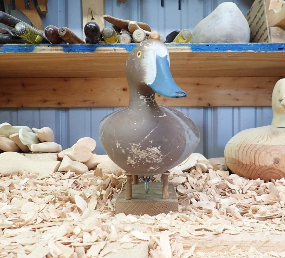 Capt. Harry Jobes Blue Bill Gunning Decoy