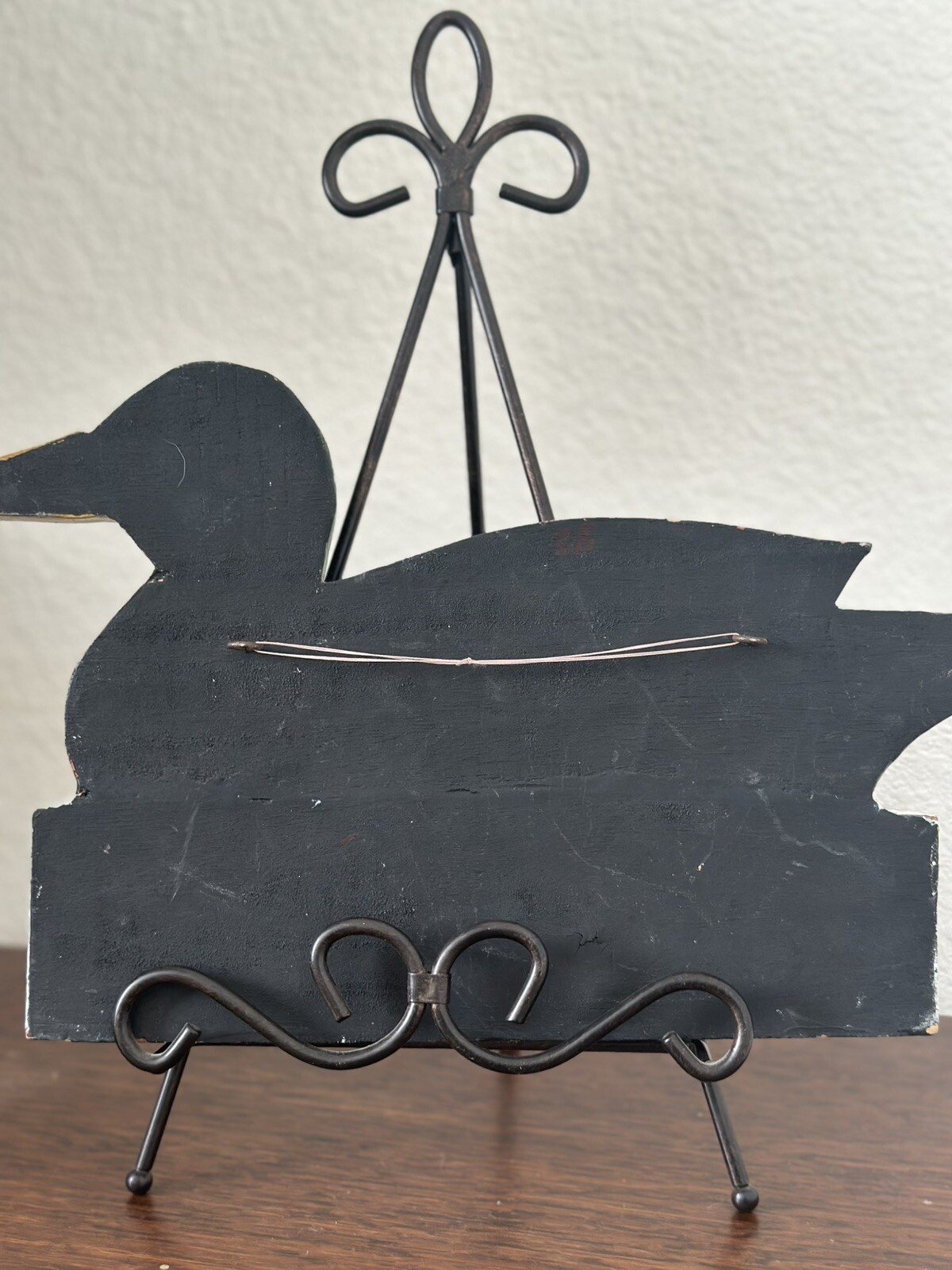 Vintage Wood Duck Drake Wall Hanging