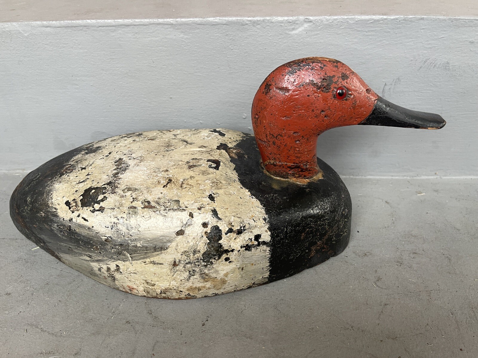 Wonderful Vintage Vintique Working Duck Decoy Canvasback