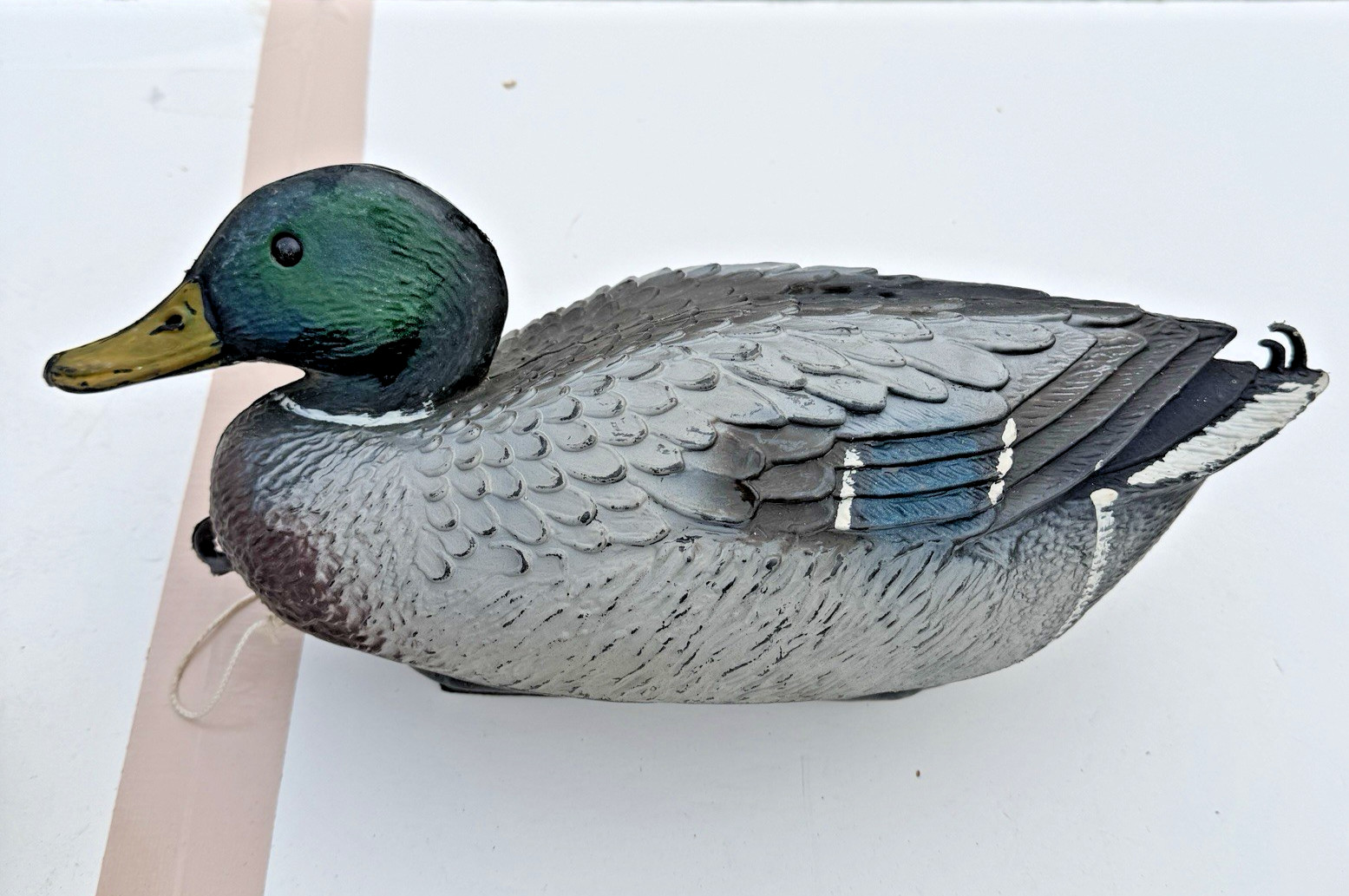 Lot of 3 Duck Decoys Sport Plast Germano Drake Mallard Feather Lite Deluxe Italy