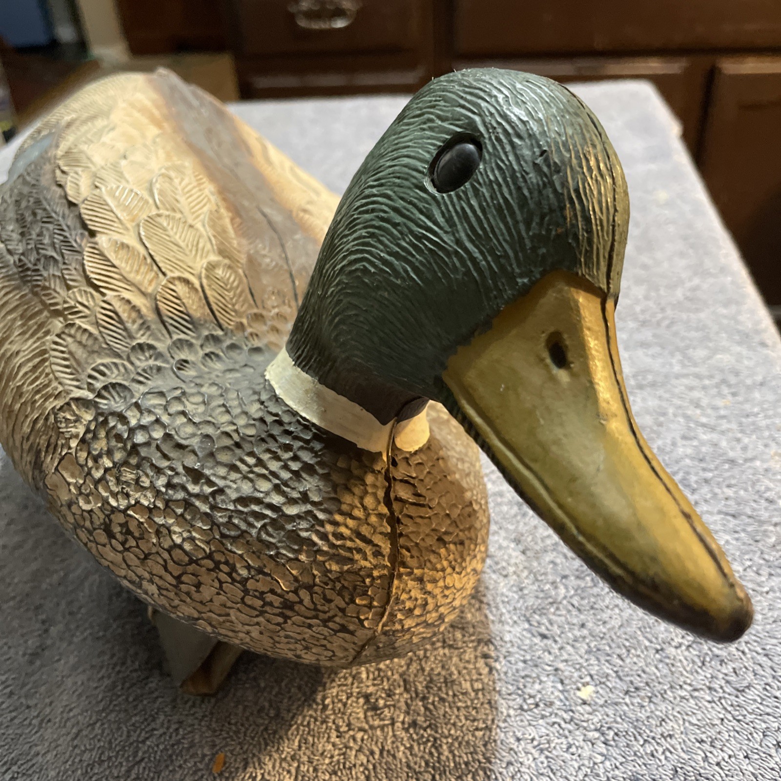 Flambeau Mallard Drake Hollow Body Dirty Duck Decoy Used