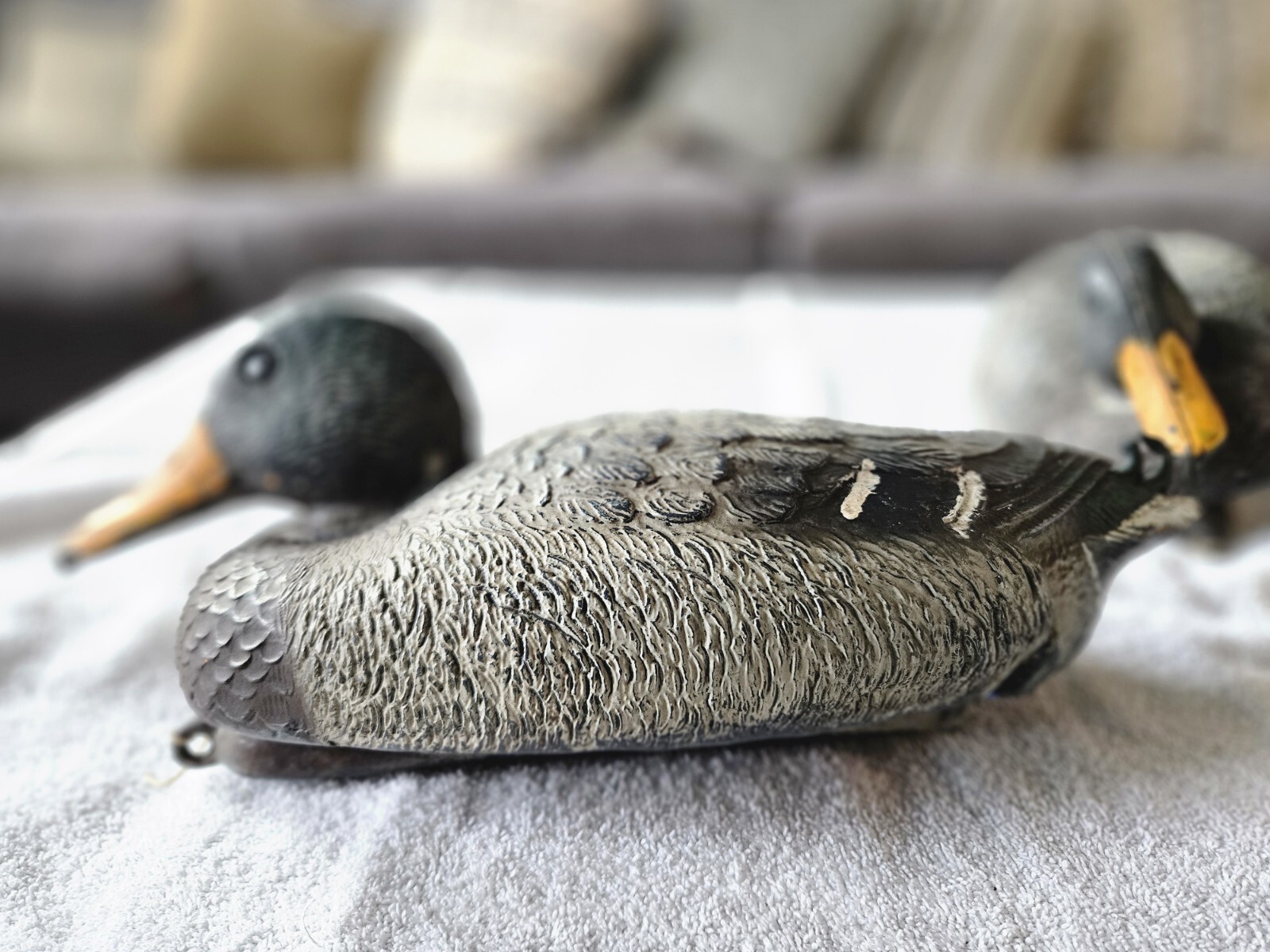 Carry Lite Duck Decoys- Mallard/Drake – Made in Italy Set Of 2
