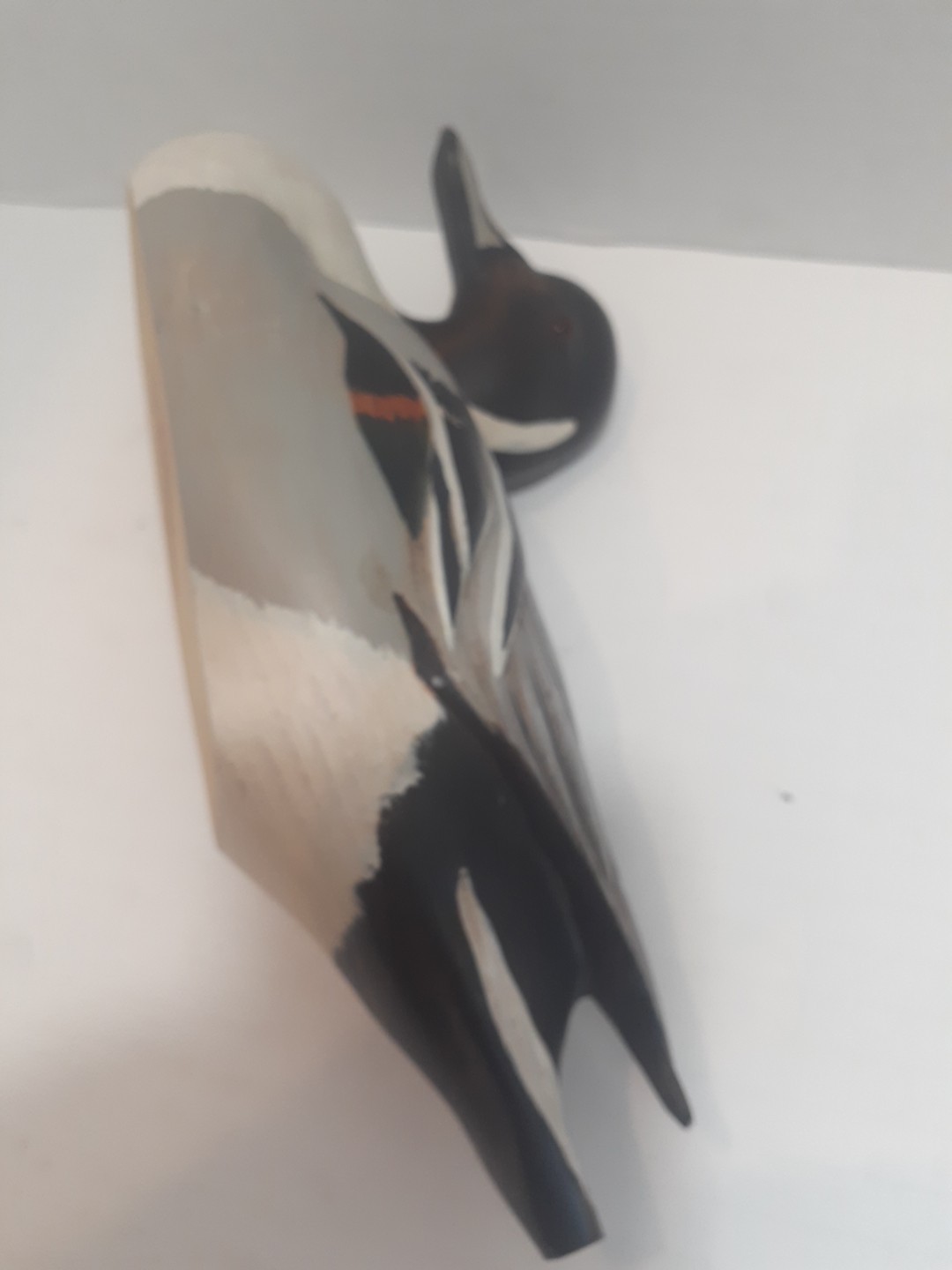 Big Sky Carvers Pintail duck decoy hand carved R. white Bozeman MT artist sign