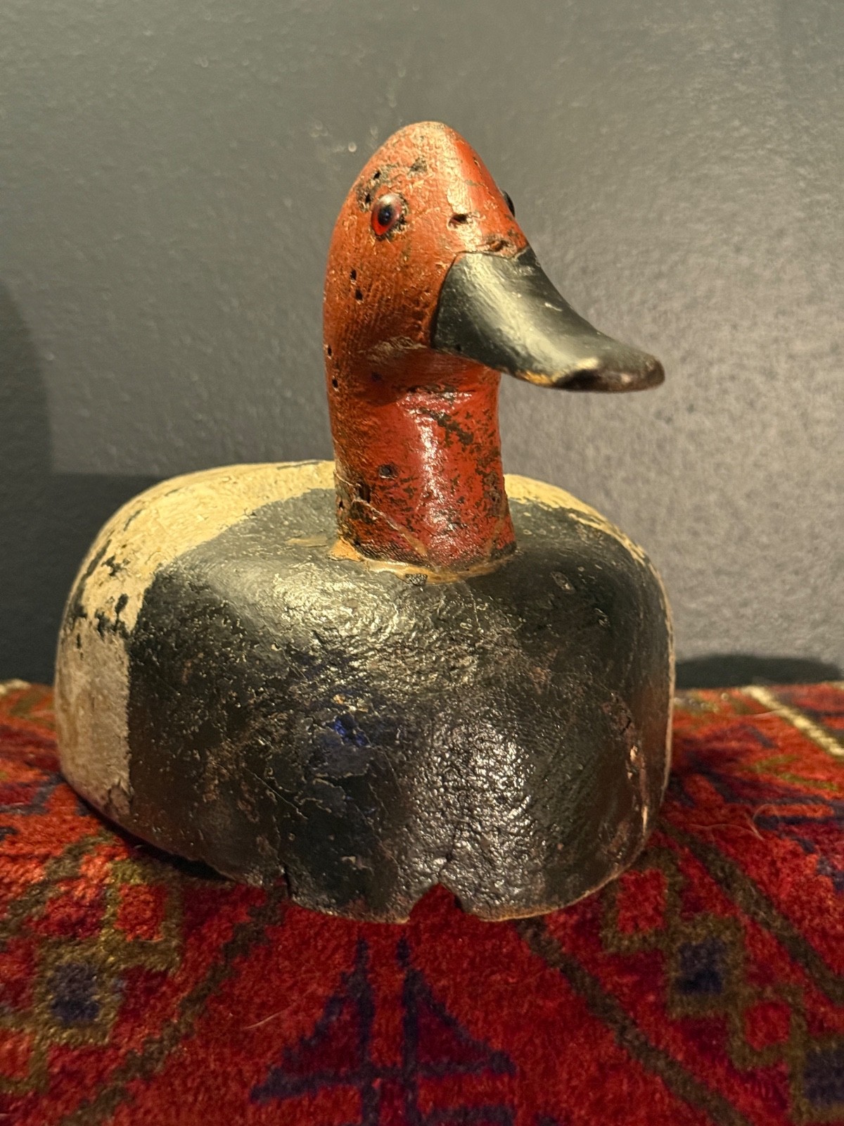 Wonderful Vintage Vintique Working Duck Decoy Canvasback