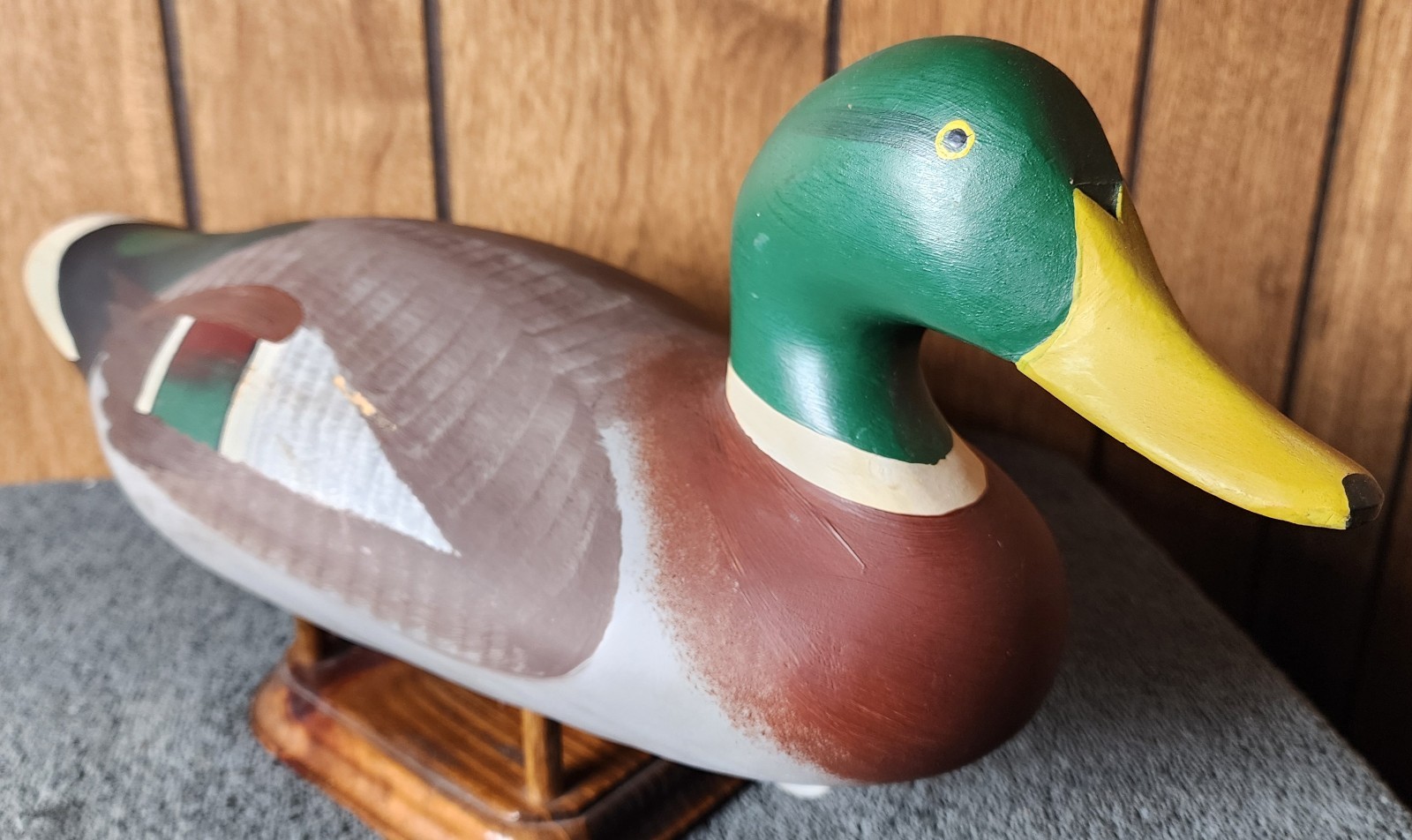 R. Madison Mitchell Mallard Wood Duck Decoy Upper Chesapeake Bay VTG Bird